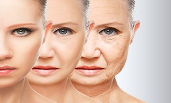 Beauty Concept Skin Aging. Anti-aging Procedures, Rejuvenation,